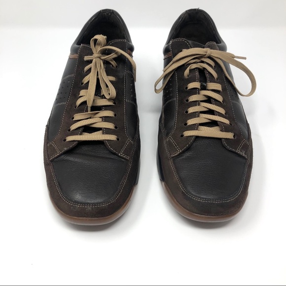 Cole Haan brown leather suede sneakers size 11.5 - Picture 2 of 6